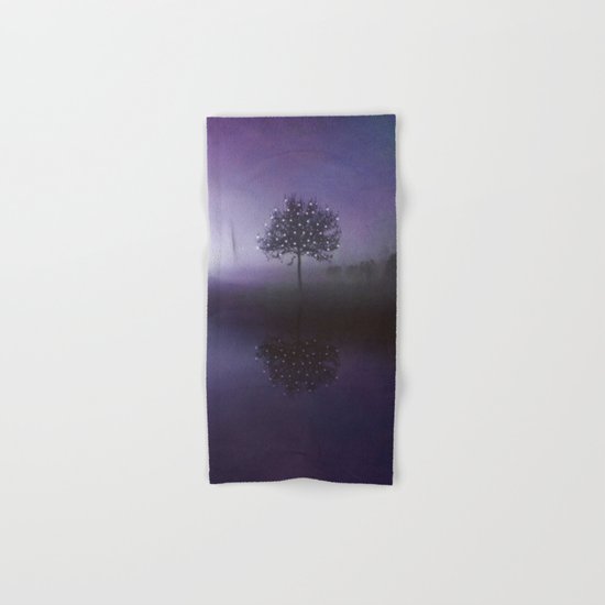 SOLITUDE IN TIME - PURPLE Hand & Bath Towel