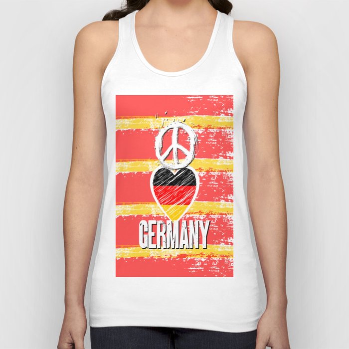 Peace, Love, Germany Tank Top