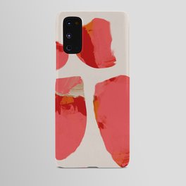 minimal abstract pink shapes Android Case