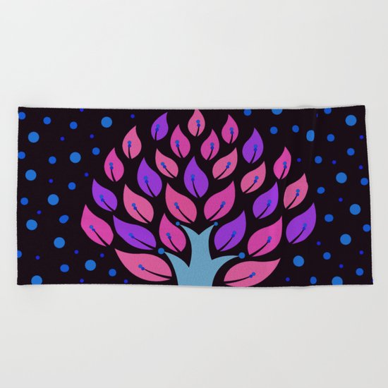 Fantasy night Beach Towel