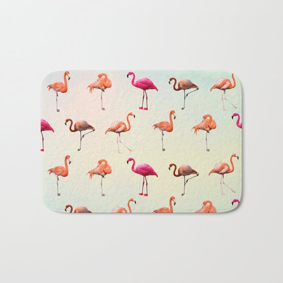 Pink flamingos Bath Mat