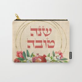 Rosh Hashanah Wishes of Shanah Tovah - a Good Year Carry-All Pouch