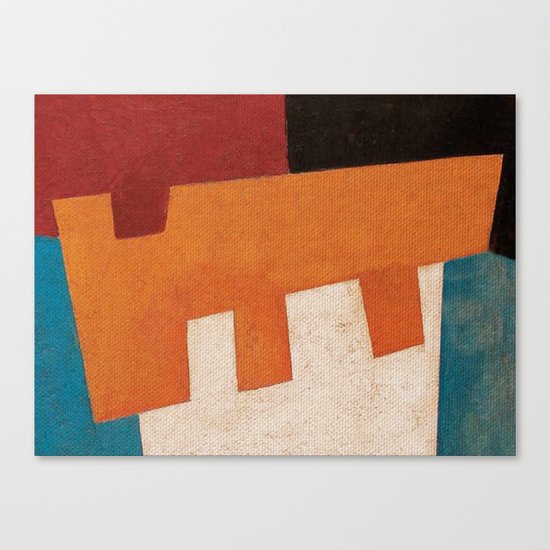 Вол и Bода (Ox and Water) Canvas Print