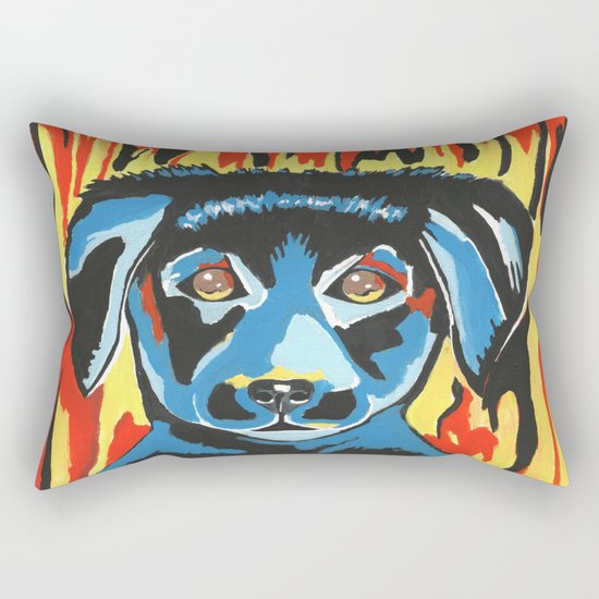 Got The Blues Rectangular Pillow