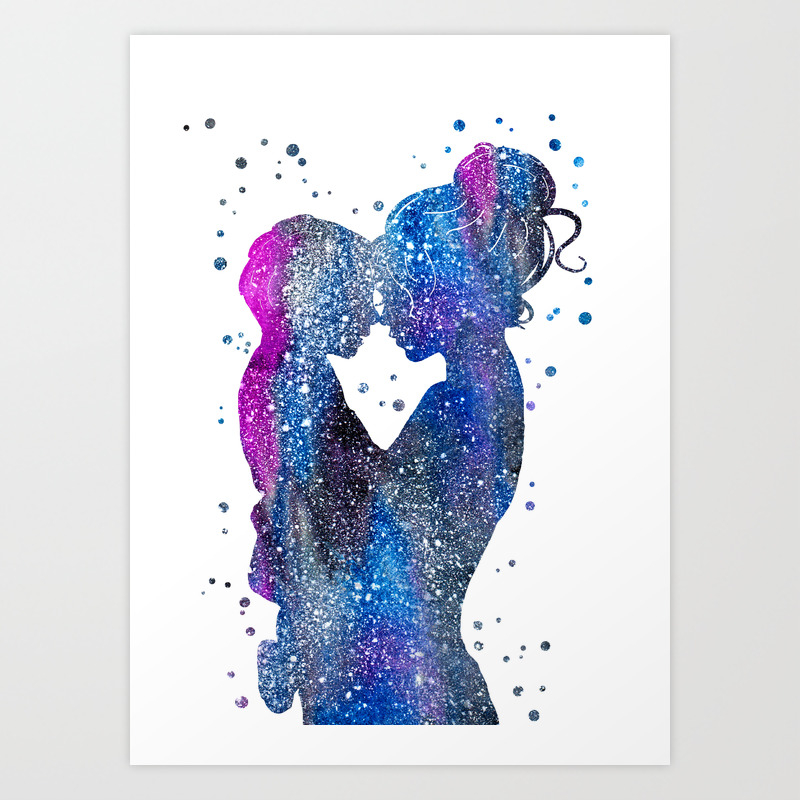 Mother And Son Art Print By Rosaliartbook Society6