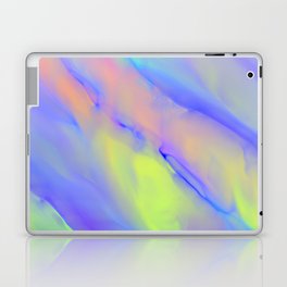 Neon Flow Nebula #10: blue Laptop Skin
