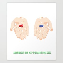 2021 versus  2020 choose a pill and chase the rabbit whole tee Art Print | Choose, 2021, 2020, Painting, Rabbit, Pills 