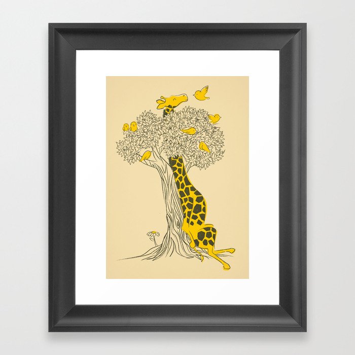 Friends in High Places Framed Art Print