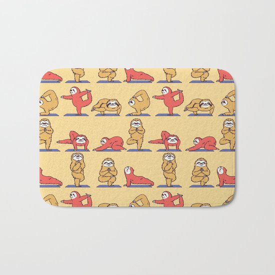 Sloth Yoga Bath Mat