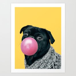 Pug Life: Pop Animals Art Print