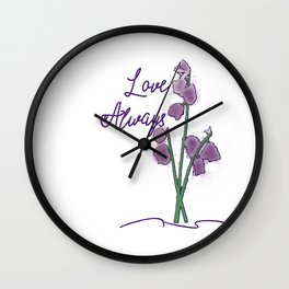 Love Always Wall Clock