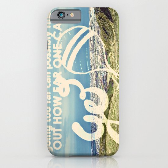 Adventure Quote, hot air balloon iPhone & iPod Case