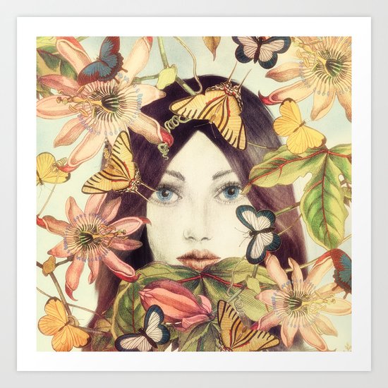 Whispers From A Secret Garden Art Print