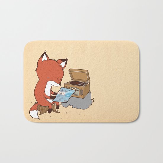 Record Player Bath Mat