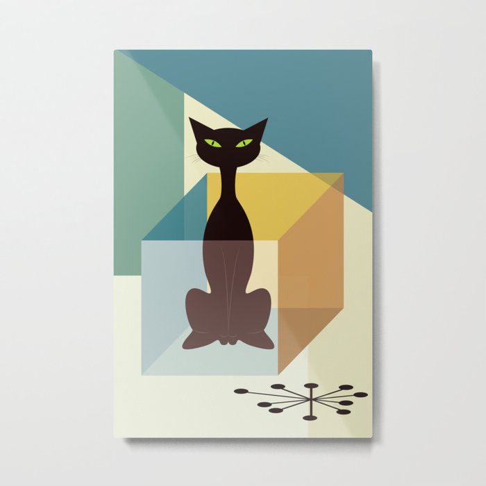 Schrodinger's cat Metal Print