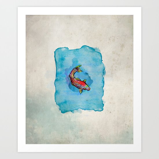 Small Fish. Small Pond. Art Print