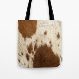 Pattern of a Longhorn bull cowhide. Tote Bag