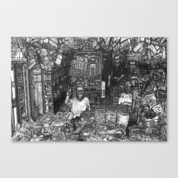 Malaysian Mamak Bread Shop Kepala Batas Pulau Pinang Penang Malaysia Canvas Print By Nasirnadzir Society6