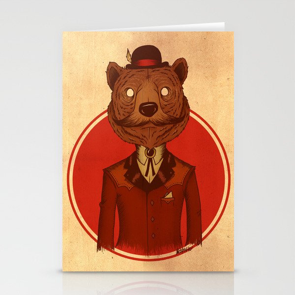 {Bosque Animal} Oso Stationery Cards