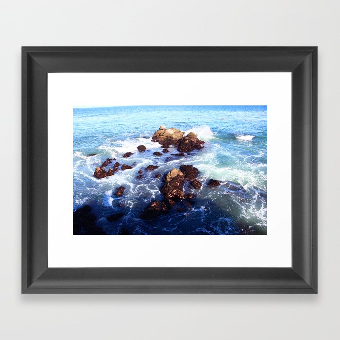 Monterey bay Framed Art Print