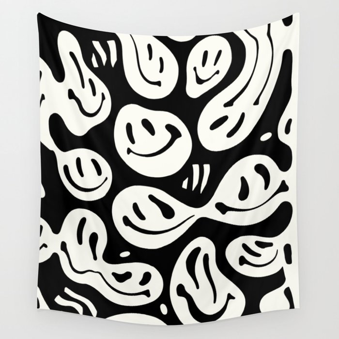 Ghost Melted Happiness Wall Tapestry