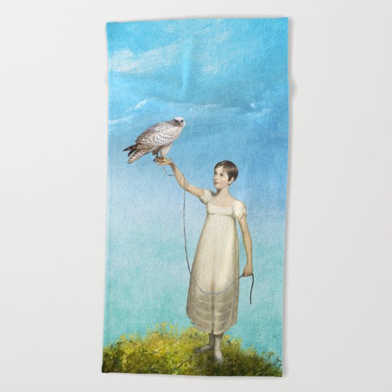 My Little Friend Beach Towel