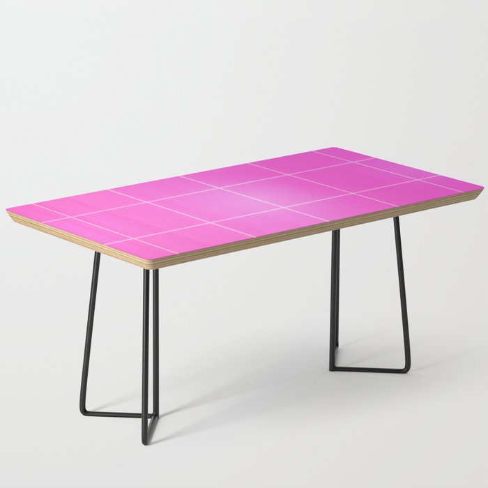 Pink Squares Coffee Table