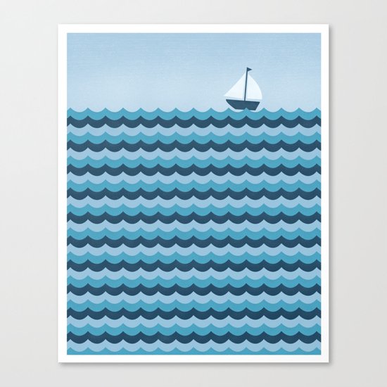 Ocean Waves Canvas Print