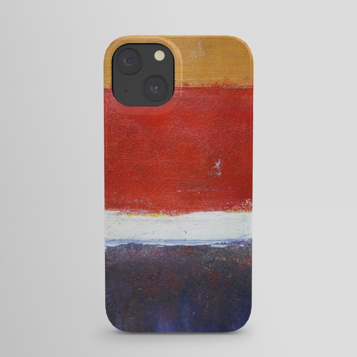 Mark Rothko Interpretation Acrylics On Paper iPhone Case