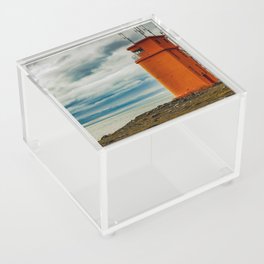 Orange lighthouse Acrylic Box