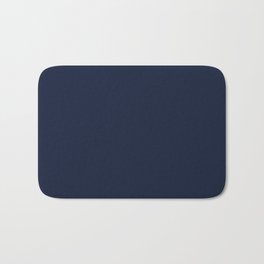 Simply Solid - Denim Blue Bath Mat