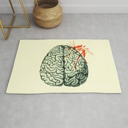 Brain Rug | Illustration, Graphic Design, Pattern 