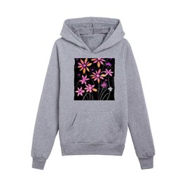 Flower Patch of Pink Life Kids Pullover Hoodies