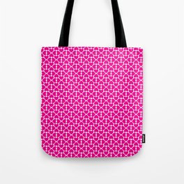 Pink Trefoil Tote Bag