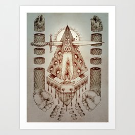 Vagamid - Lord of Fish Art Print