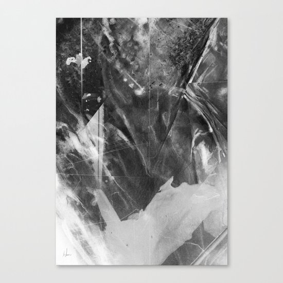 Black Crystal Canvas Print