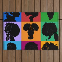 FOR COLORED GIRLS COLLECTION COLLAGE Outdoor Rug