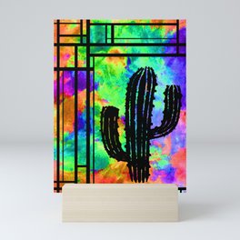 Cactus Silhouette Mini Art Print