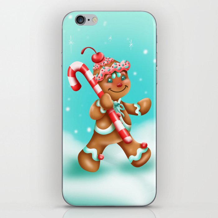 Gingerbread Man iPhone Skin