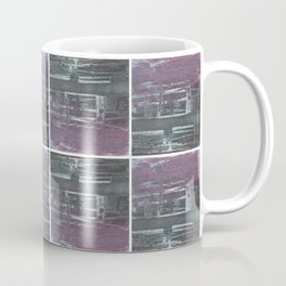 Pink Pollution Coffee Mug | Art, Texture, Color, Lines, Handprinted, Paint, Pattern, Pink, Trend, Watercolor 