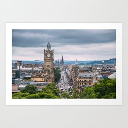 Edinburgh, Scotland. Art Print