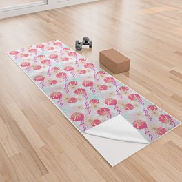 Tropical Pink Yoga Towel