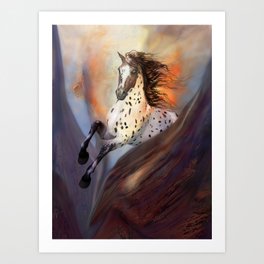 Wall Art Canvas Picture Print Red Horse Run Gallop in the Meadow 2.3