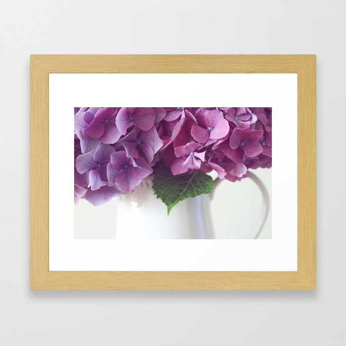 Daydreams In Hydrangea Framed Art Print By Hilaryupton Society6 Daydreams In Hydrangea Framed Art Print