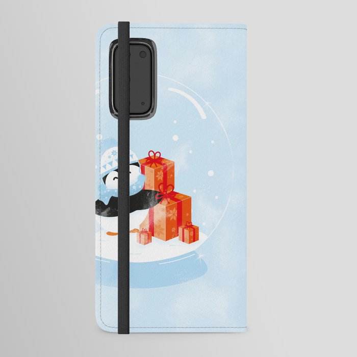 Christmas Penguin Android Wallet Case