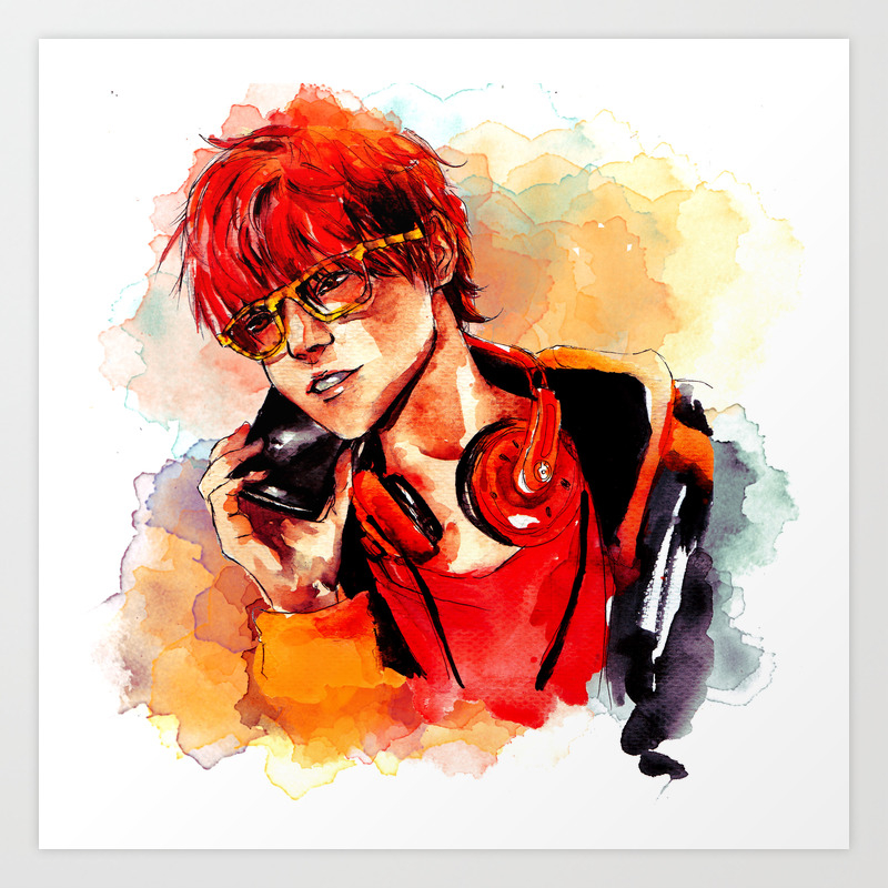 Seven Mystic Messenger Watercolor Art Print By Ccfaye17 Society6