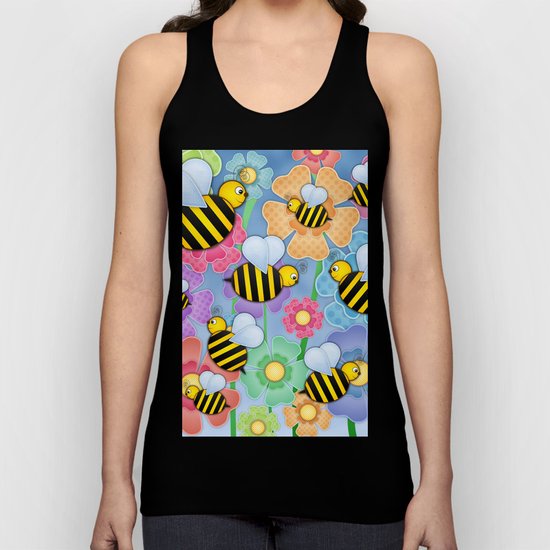 Busy Buzzers. Unisex Tank Top