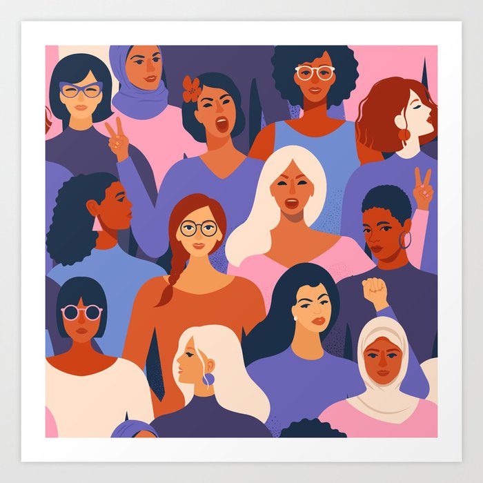 We are Women. We can do it! Art Print
