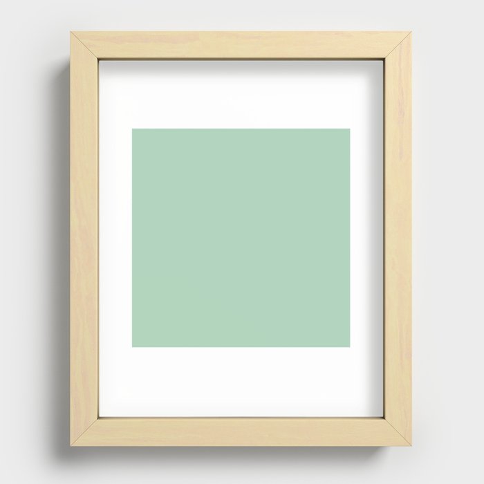 Taffy Twist Green Recessed Framed Print