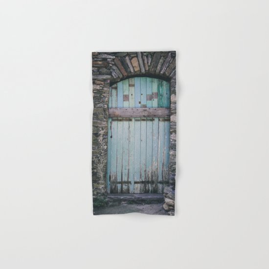 Old Blue Door II Hand & Bath Towel